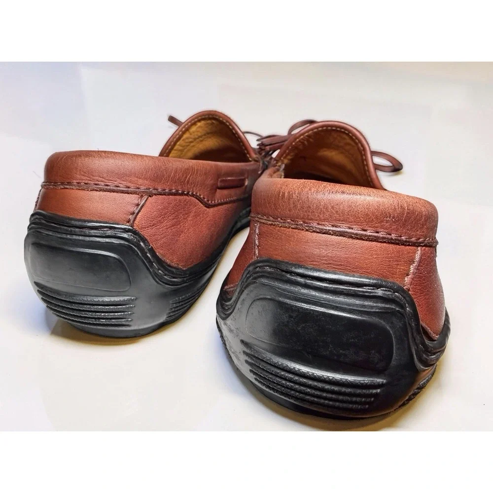 Allen Edmonds Cassell Brown Leather Tassel Loafer Mens Size 9